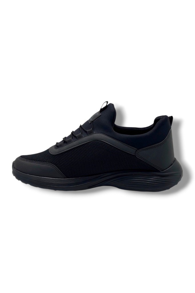 Luttoon 4194-26 Anorak Slip On Anatomik Erkek Sneaker Siyah Füme