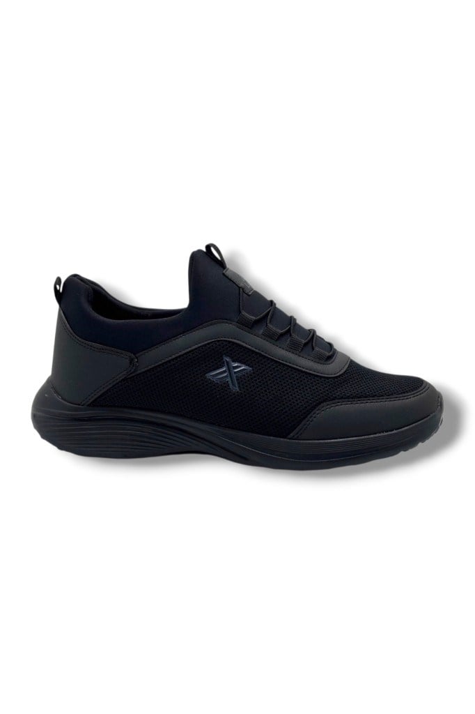 Luttoon 4194-26 Anorak Slip On Anatomik Erkek Sneaker Siyah Füme