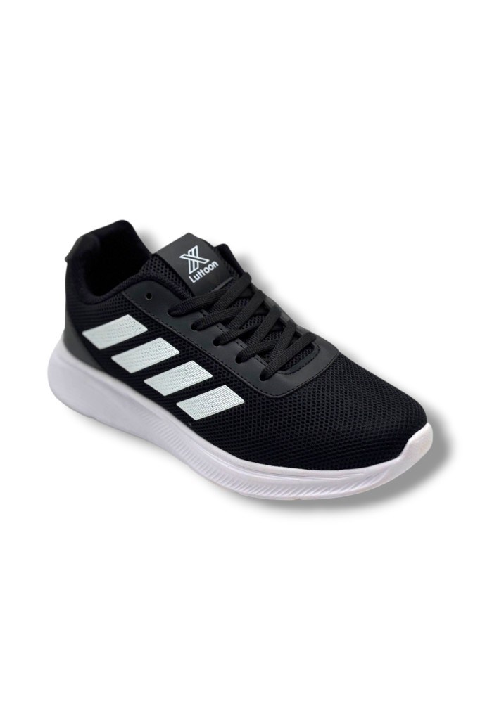 Luttoon 4313-26 Anorak Fashıon Anatomik Erkek Sneaker Siyah Beyaz