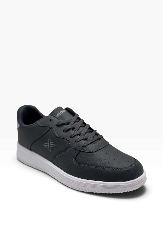 Luttoon 4332-26 Cilt Anatomik Büyük NUmara Erkek Sneaker Füme Beyaz 47-48