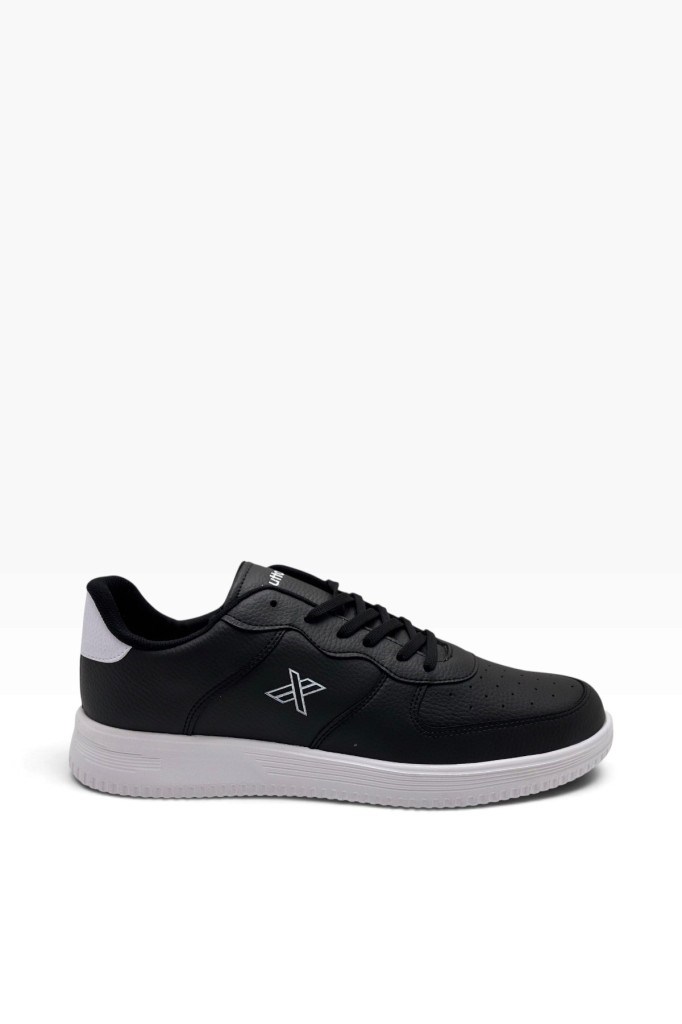Luttoon 4332-26 Cilt Anatomik Büyük NUmara Erkek Sneaker Siyah Beyaz 47-48