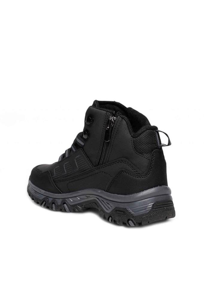 Magg Poınt 888-26 Deri Anatomik Bağcıklı Erkek Bot Siyah FÜme