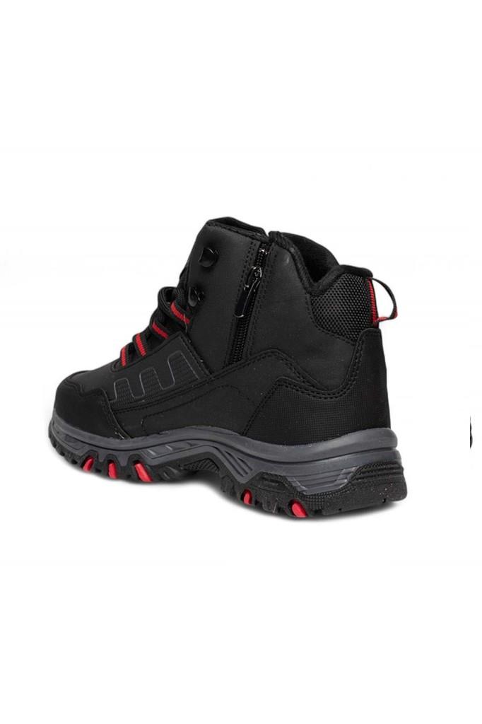 Magg Poınt 888-26 Deri Anatomik Bot Siyah Kırmızı 36-40