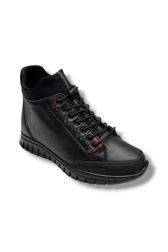 Malawi 3620-26 Hakiki Deri Anatomik Ultra Soft Fermuarlı Kadın Bot