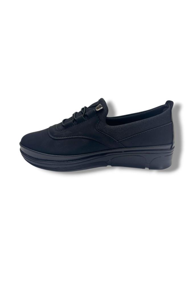 Mehtap 1150-26 Yağlı Deri Anatomik Slip On Comfort Kadın Ayakkabı