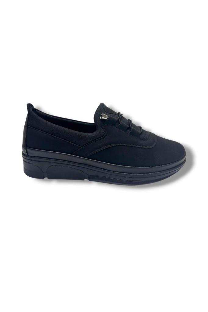 Mehtap 1150-26 Yağlı Deri Anatomik Slip On Comfort Kadın Ayakkabı