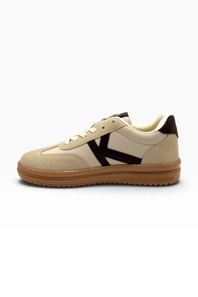 Mıa Marya 7030-27 Cilt Süet Yıldız Maskotlu Anatomik Kadın Sneaker