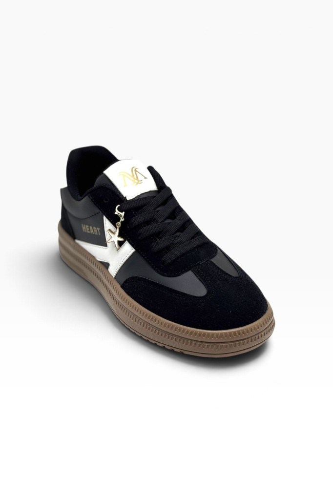 Mıa Marya 7030-27 Cilt Süet Yıldız Maskotlu Anatomik Kadın Sneaker