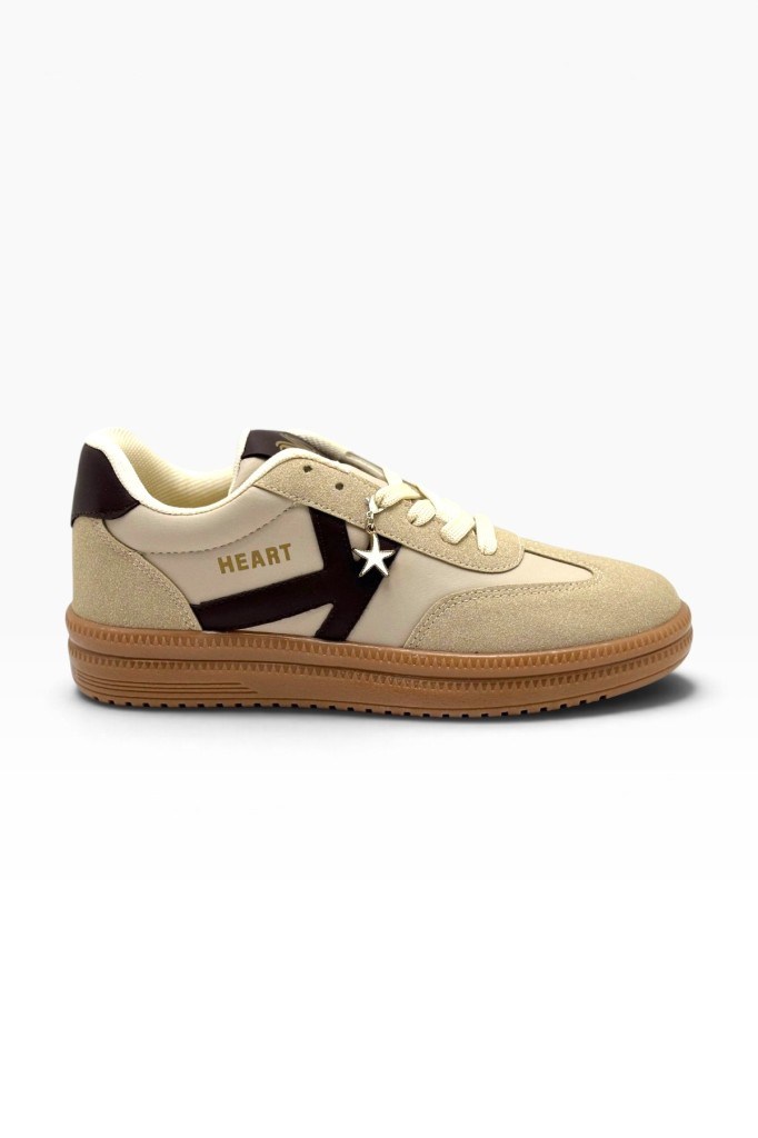 Mıa Marya 7030-27 Cilt Süet Yıldız Maskotlu Anatomik Kadın Sneaker