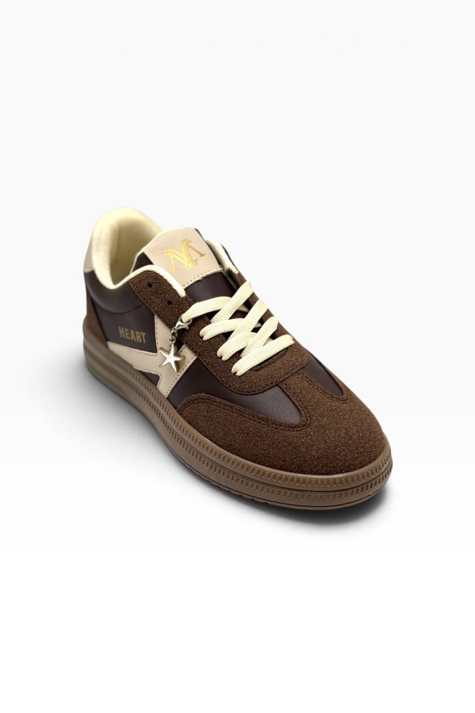 Mıa Marya 7030-27 Cilt Süet Yıldız Maskotlu Anatomik Kadın Sneaker