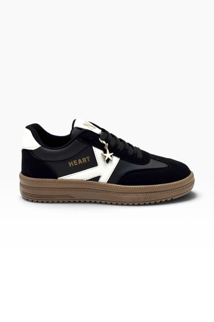 Mıa Marya 7030-27 Cilt Süet Yıldız Maskotlu Anatomik Kadın Sneaker