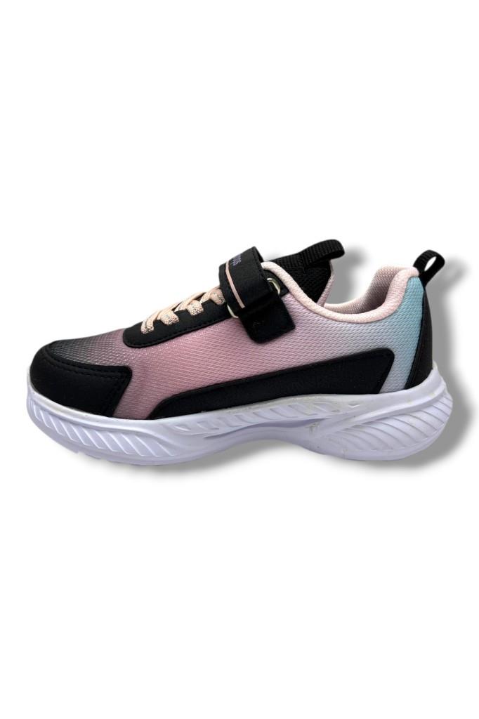 Ndrops 023-26 Anorak Anatomik Kız Çocuk Sneaker Siyah Pudra 26-30
