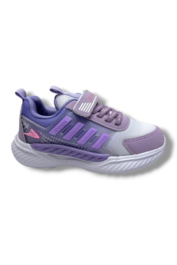 Ndrops 023-26 Anorak Anatomik Kız Çocuk Sneaker Lila Pembe31-35