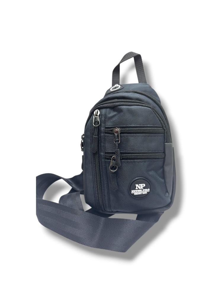 Newıshpolo 2234-26 Keten Kumaş BodyBag Küçük Boy Çapraz Çanta