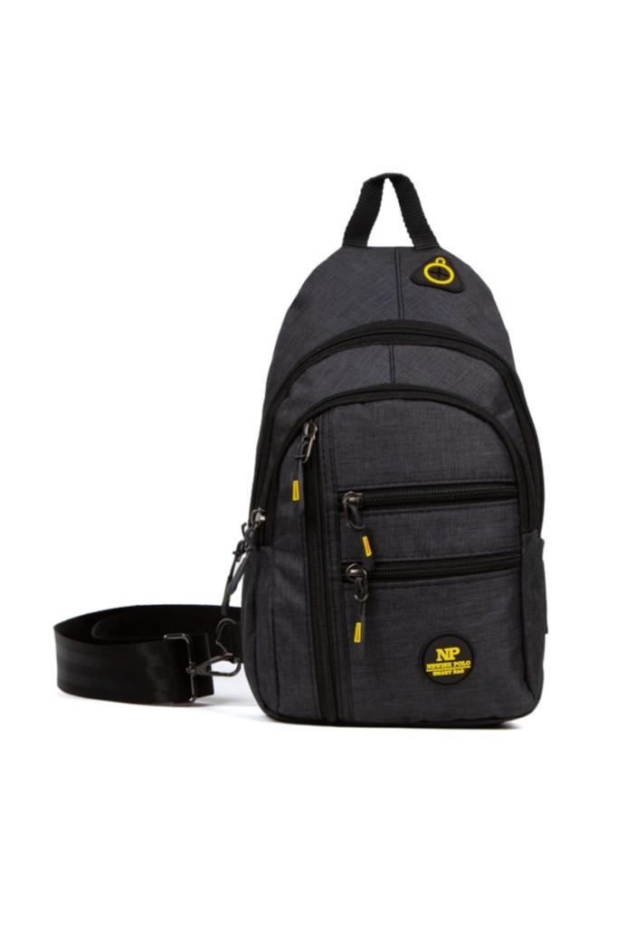 Newıshpolo 2234-26 Keten Kumaş BodyBag Küçük Boy Çapraz Çanta