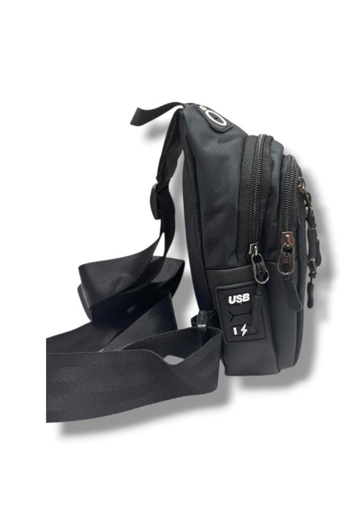 Newıshpolo 2234-26 Keten Kumaş BodyBag Küçük Boy Çapraz Çanta
