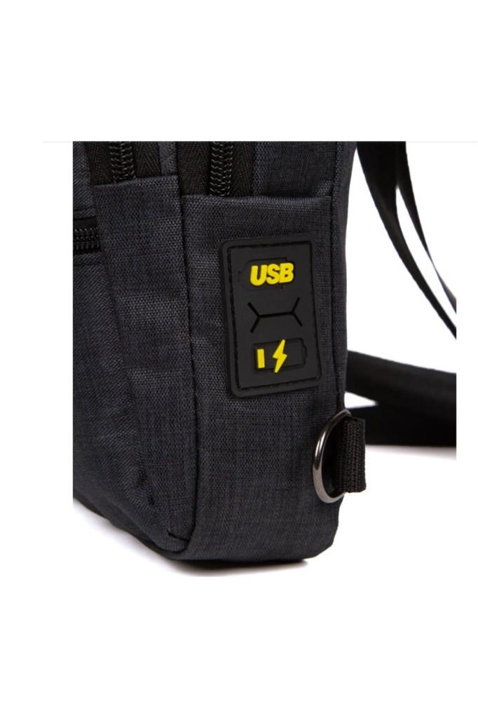 Newıshpolo 2234-26 Keten Kumaş BodyBag Küçük Boy Çapraz Çanta