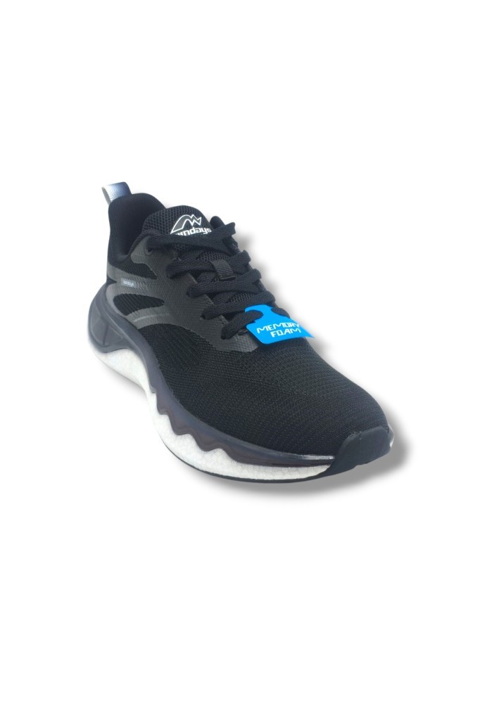 Owndays 5464-26 Anorak Memory Foam Erkek Sneaker Siyah Beyaz