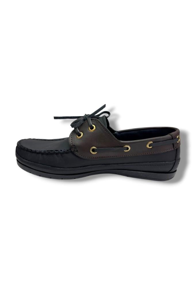Ox-Ter 4774-26 Hakiki Deri Dexter Erkek Ayakkabı Siyah Kahve 36-39