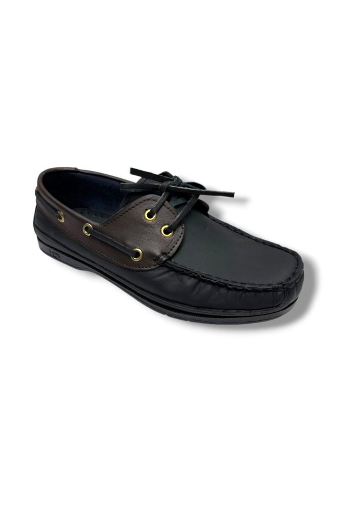 Ox-Ter 4774-26 Hakiki Deri Dexter Erkek Ayakkabı Siyah Kahve 36-39