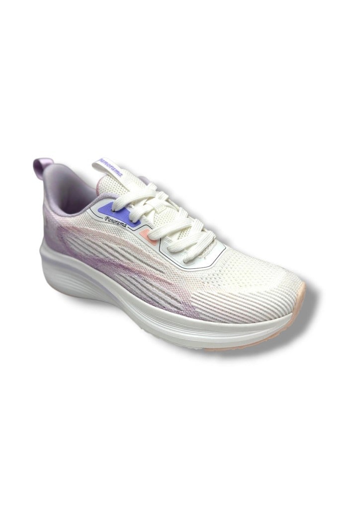 Panorama 27508-26 Anorak Anatomik Kadın Sneaker Beyaz Mor36-41