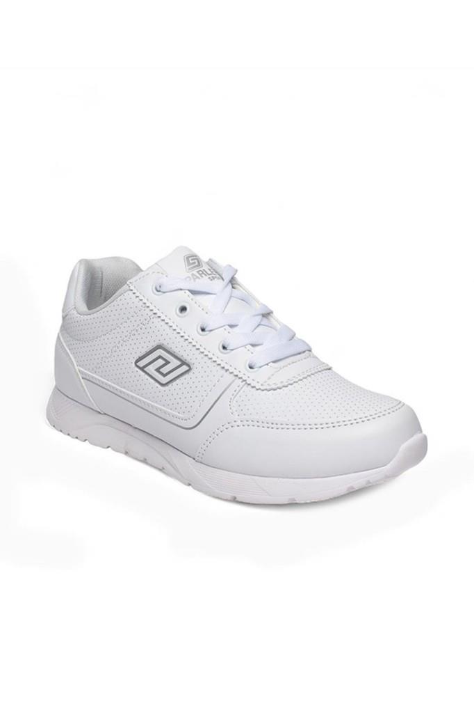 Parley 256-26 Deri Anatomik Bağcıklı Kadın Sneaker