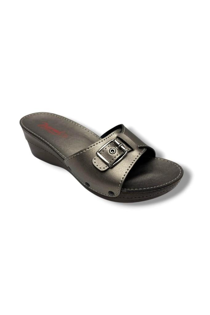 Parmi 17601-26 Anatomik Tek Bant Dolgu Kadın Terlik