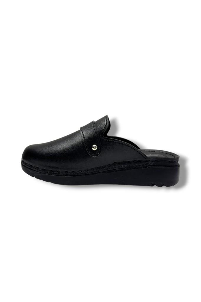 Perla 3100-26 Deri Ultra Soft Anatomik Sabo Kadın Terlik