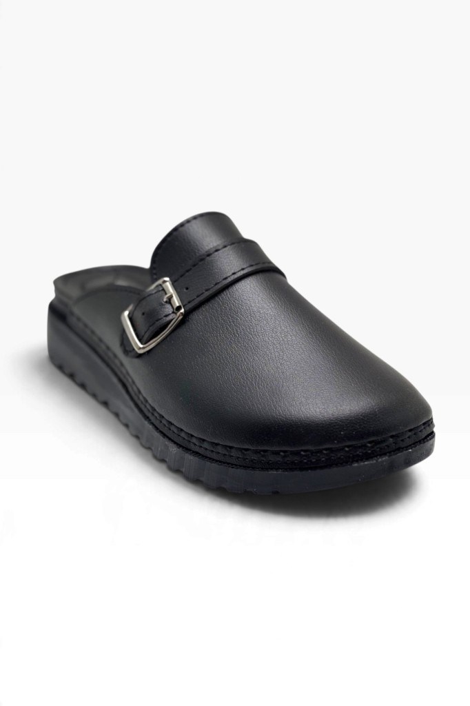 Perla 3102-26 Deri Ultra Soft Anatomik Sabo Kadın Terlik