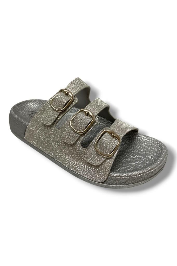 Pienn 20061-010-25 Anatomik Simli 3 Bant Kadın Terlik