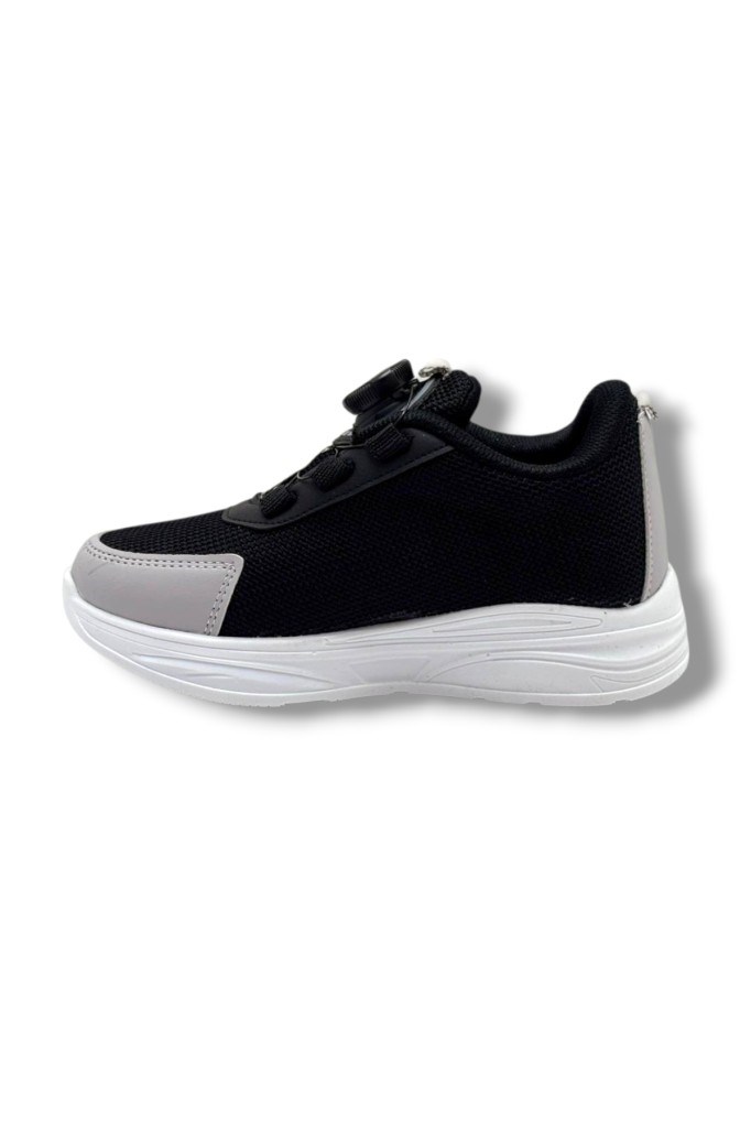 Pro Kids 5004-26 Anorak Akıllı Bağcıklı Anatomik Çocuk Sneaker Siyah Lacivert