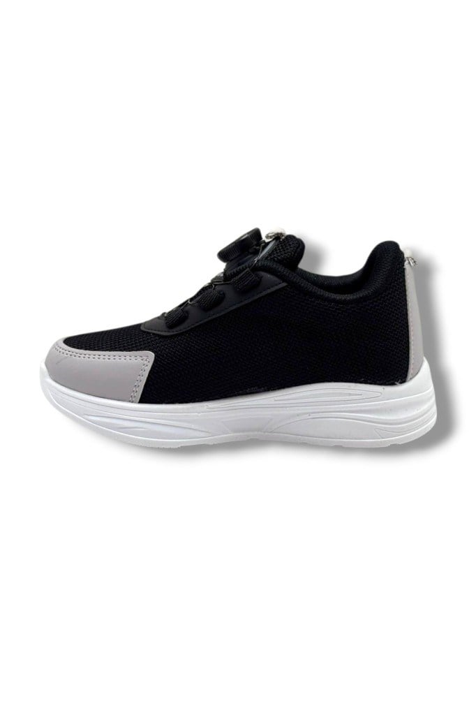 Pro Kids 5004-26 Anorak Akıllı Bağcıklı Anatomik Çocuk Sneaker Siyah Lacivert