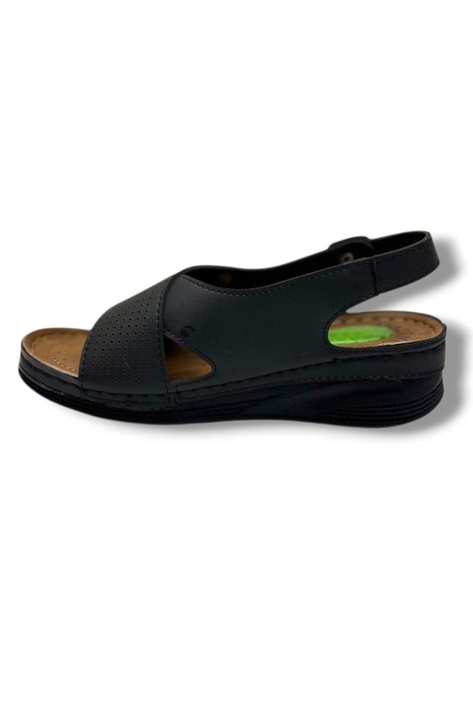 Royal Poli 780-26 Cilt Ultra Soft Jel Taban Anatomik Kadın Sandalet