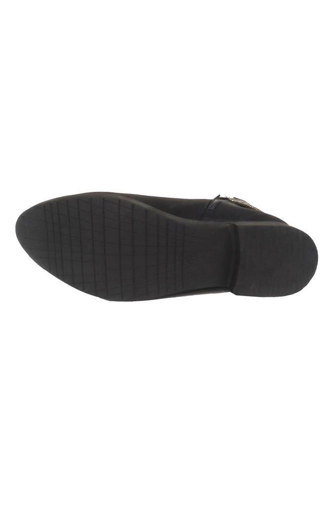 Sdf 071-24 Deri Fashion Fermuarlı Kadın Bot
