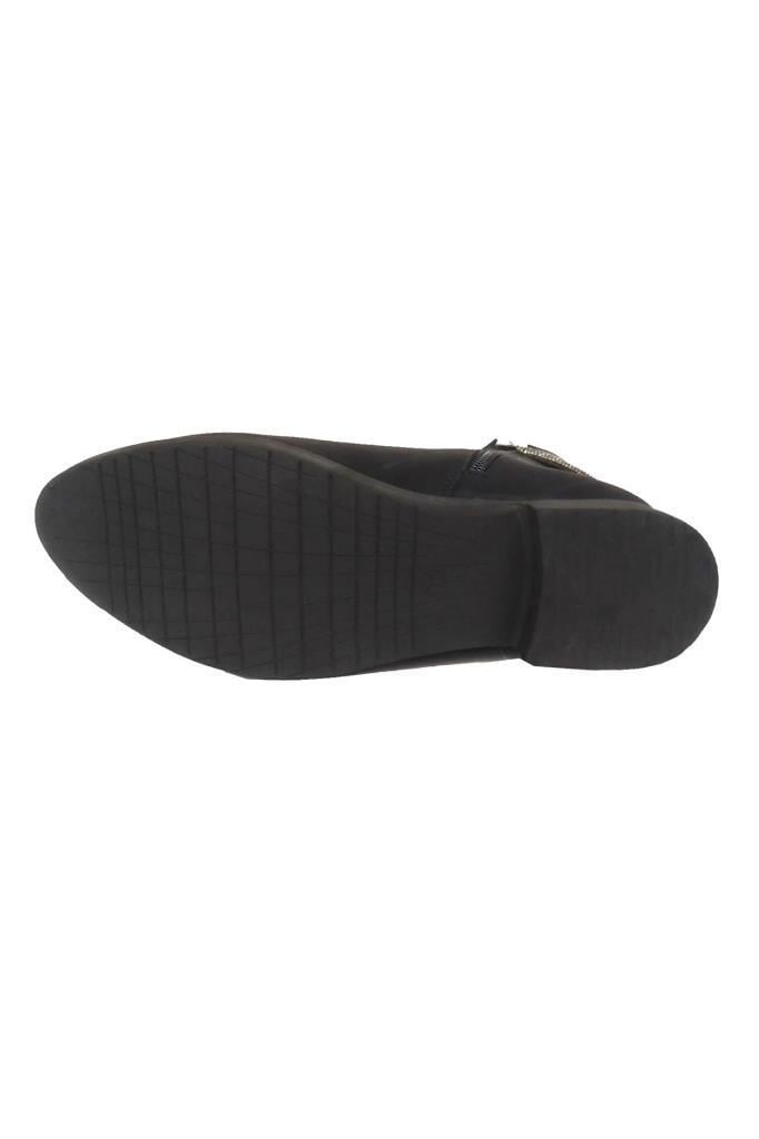Sdf 071-24 Deri Fashion Fermuarlı Kadın Bot