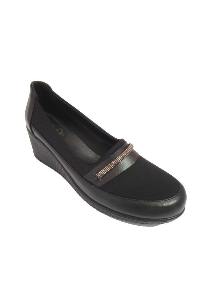 Sdf 610-24 Deri Fashion Anatomik Kadın Babet