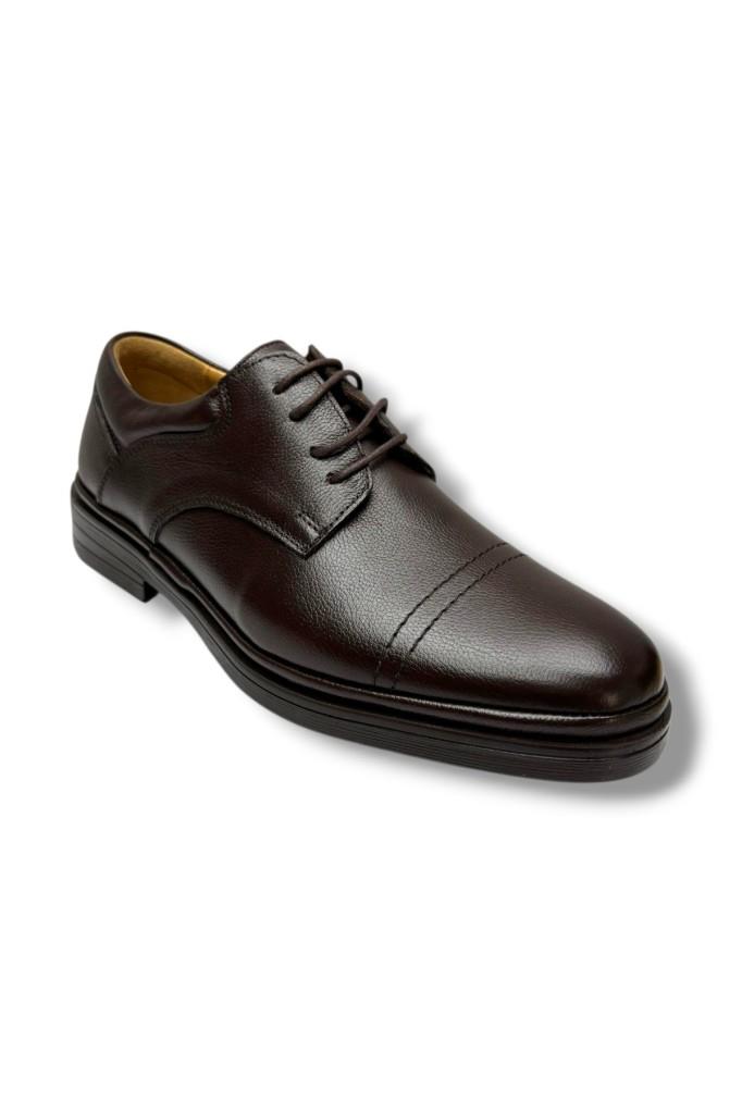 Selef 9112-26 Hakiki Deri Anatomik Bağcıklı Erkek Ayakkabı