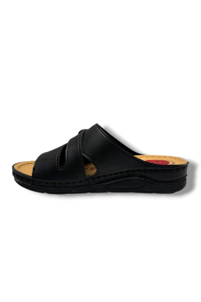 Serra 1135-26 Anatomik Masaj Taban Taşlı Tokalı Kadın Terlik