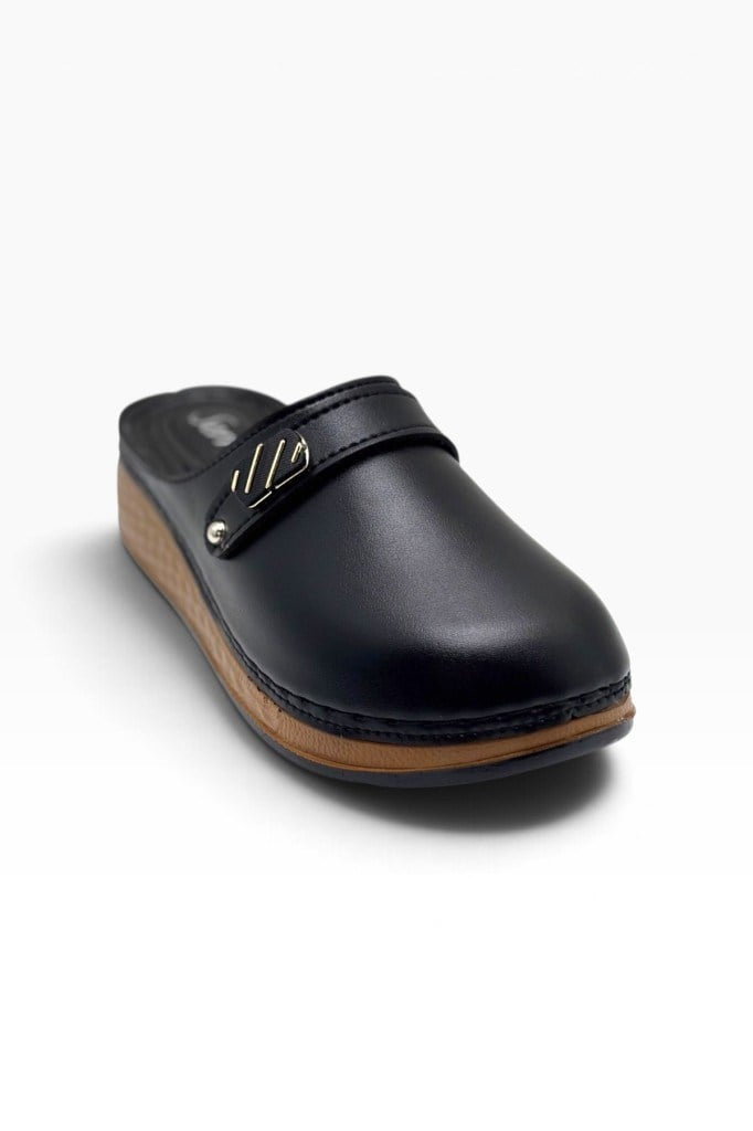 Serra 1650-27 Cilt Kemerli Tokalı Sabo Kadın Terlik