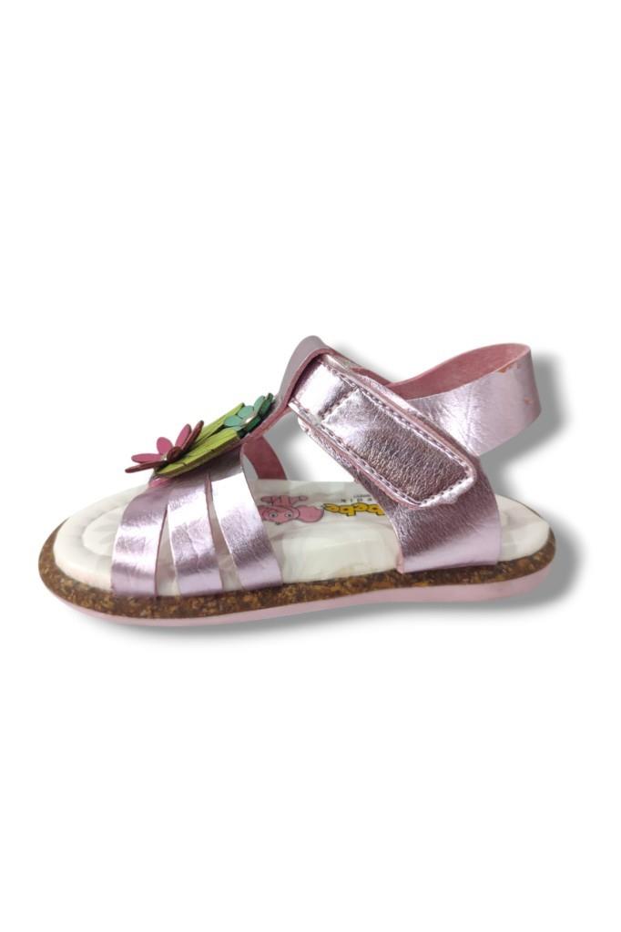 Şirinbebe 1647-20 2 Çiçekli Kız Çocuk Sandalet 21-25