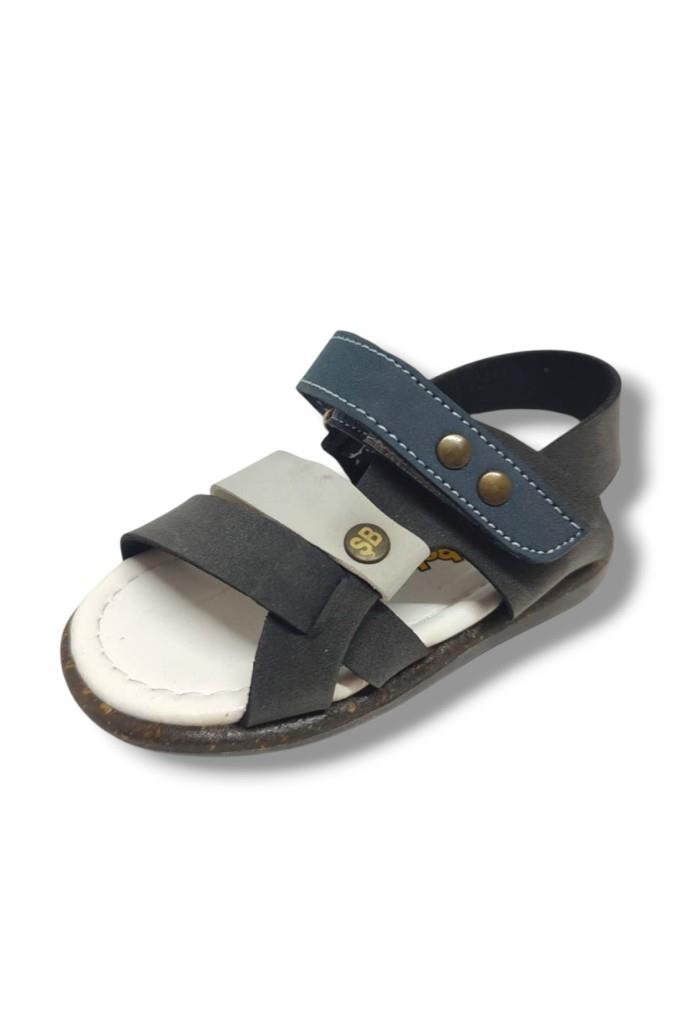 Şirinbebe 1692-20 Anatomik 3 Bant Erkek Çocuk Sandalet Lacivert Füme 18-20