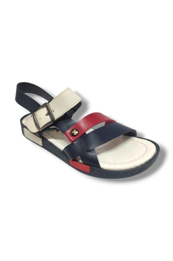 Şiringenç 1519-20 Anatomik Çirt Bant Erkek Çocuk Sandalet Lacivert Kırmizi