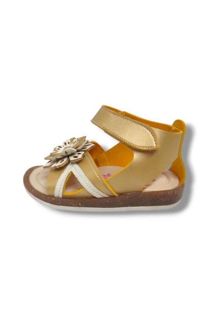 Şiringenç 1617-20 Anatomik  Çiçekli Tek Cırtlı Kız Çocuk Sandalet 21-25