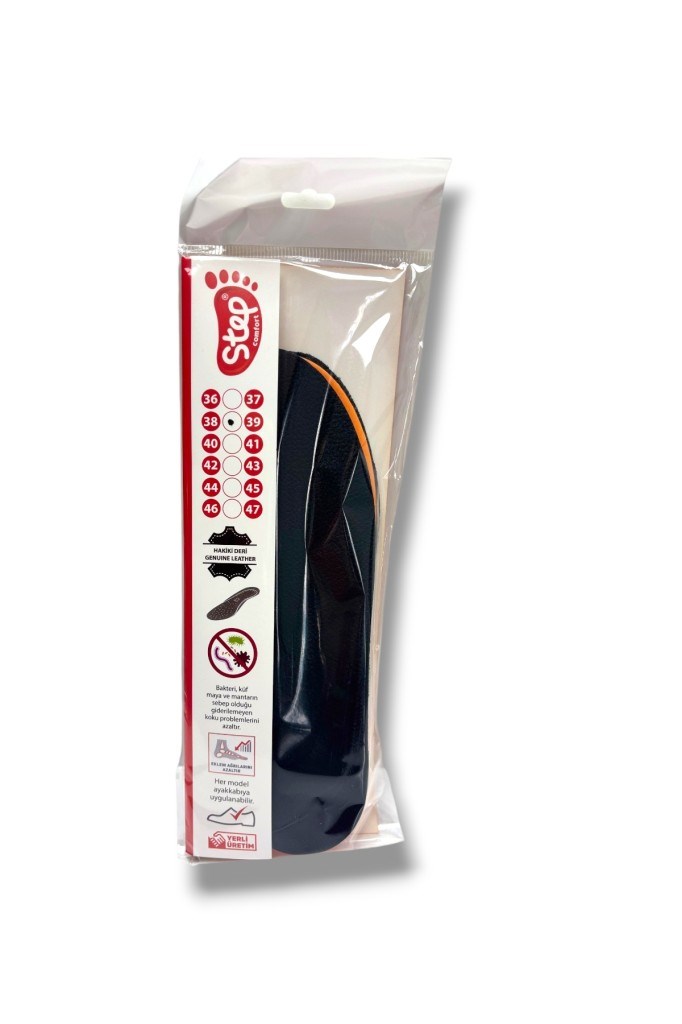 Step Comfort 222-26 Hakiki Deri Ortopedik Ayakkabı İç Tabanı