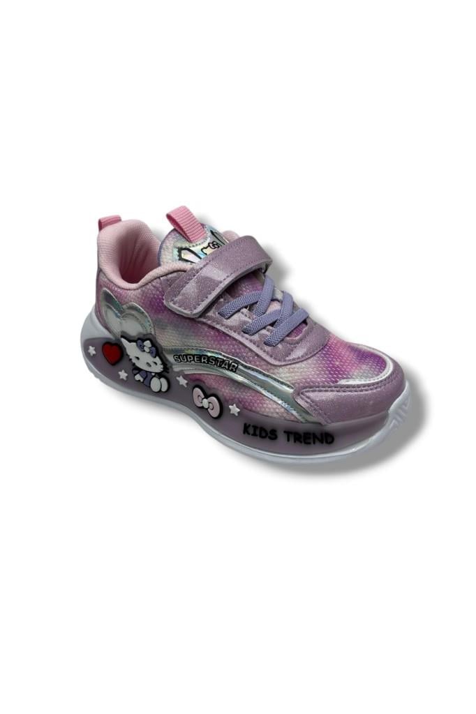 Süper Star 010-26 Hello Kitty Anorak Simli Anatomik Kız Çocuk Sneaker 31-35