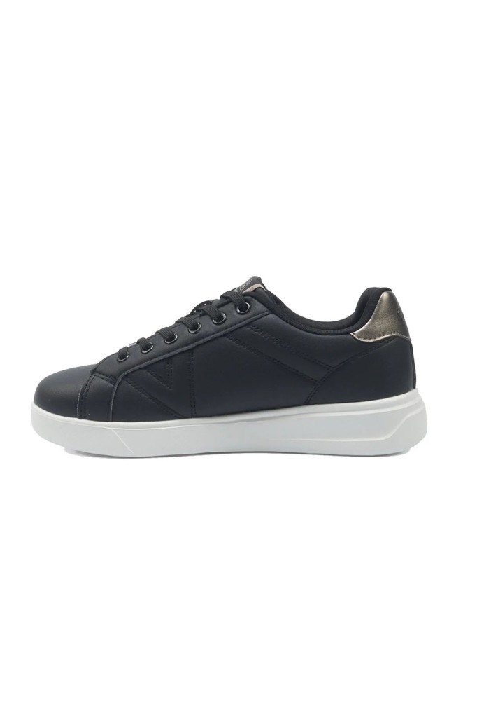 U.s Polo Assn. Abe 5FX Anatomik Kadın Sneaker Siyah Beyaz
