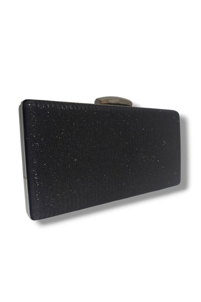 Varol 273-25 Çupra Simli  Kumaş Çelik Kasa Abiye Çanta