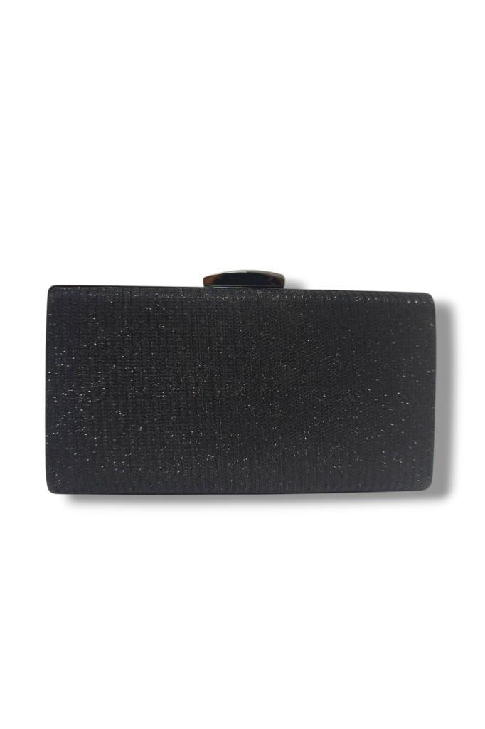 Varol 273-25 Çupra Simli  Kumaş Çelik Kasa Abiye Çanta