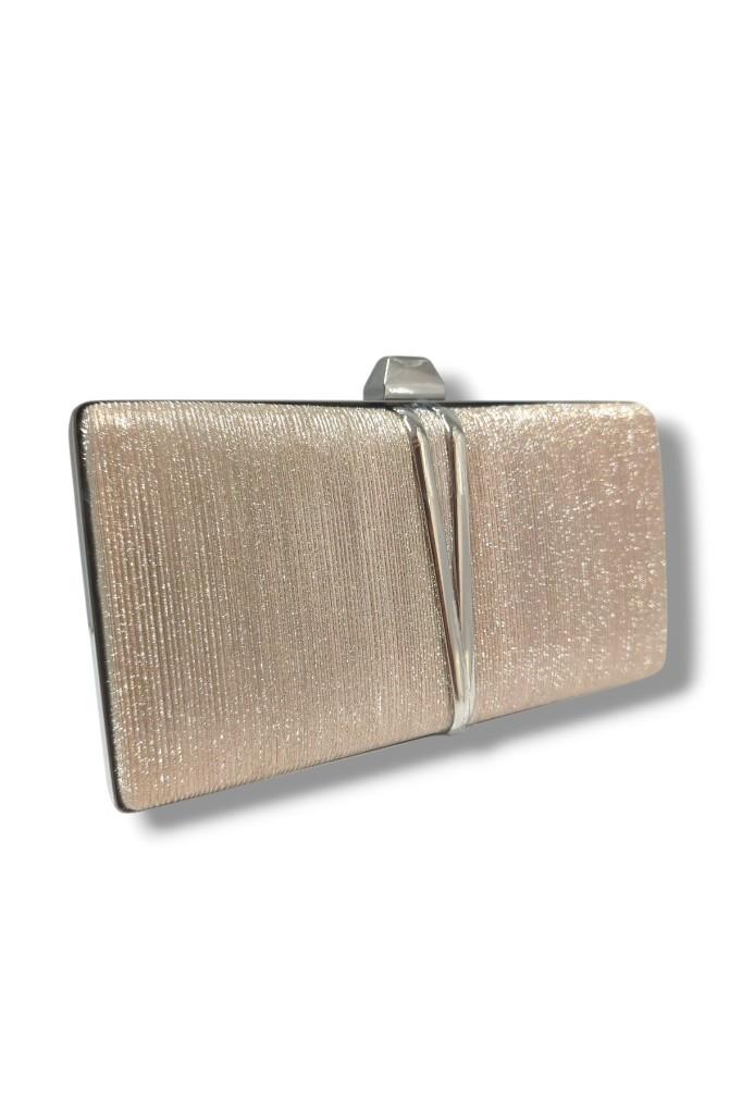 Varol 721-25 Lazer Simli Çelik Kasa Abiye Çanta