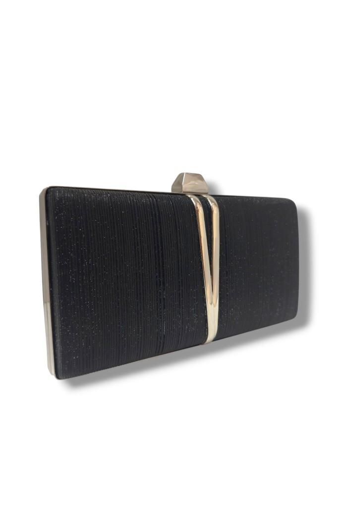 Varol 721-25 Lazer Simli Çelik Kasa Abiye Çanta